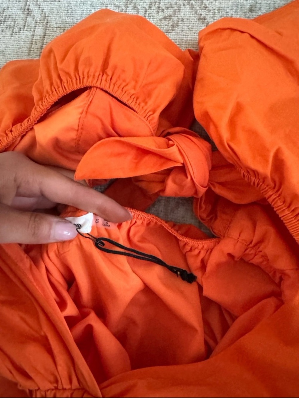 Day + Moon Orange Dress - Picture 4 of 6